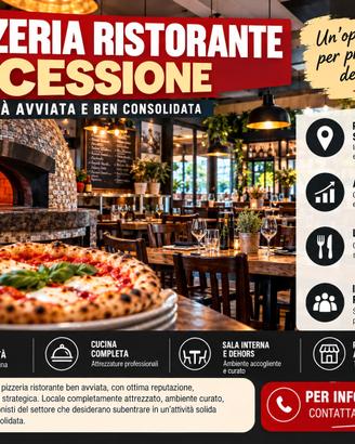 Ristorante pizzeria in gestione 