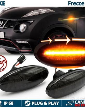 Frecce LED Dinamiche Laterali per Nissan Juke Nere