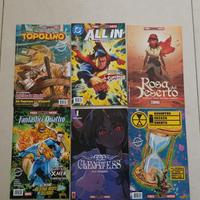 Lotto Stock 6 Fumetti Comics Superman Topolino Ros