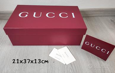 scatola Gucci rossa uomo