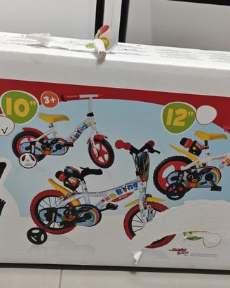 Bici bambini 10" NUOVA IN SCATOLA ORIGINALE 