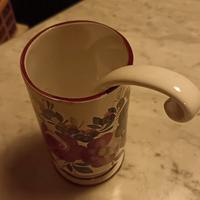 contenitore ceramica decorata friulana