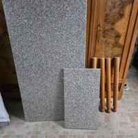 tavolo cucina effetto granito legno allungabile