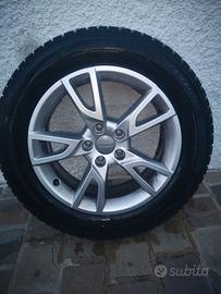 cerchi in lega + gomme invernali usate 215/60/R17
