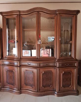 Vetrina legno massello