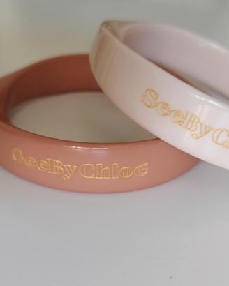 Bracciali donna in plexiglass firmati Chloé 