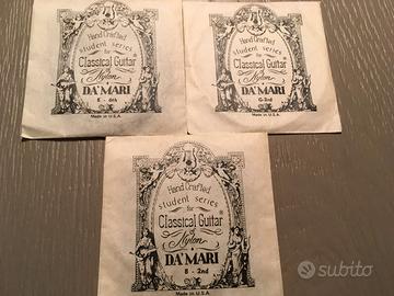 Lotto corde chitarra varie tipologie