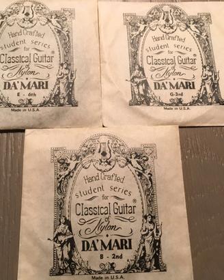 Lotto corde chitarra varie tipologie