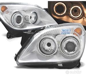 FARI OPEL ASTRA H 04-09 ANGEL EYES FONDO CROMATO