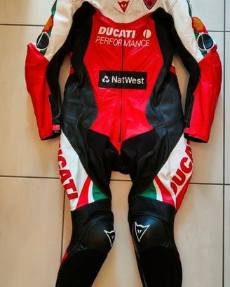 Tuta Pelle Dainese Carl Fogarty Foggy Ducati 916