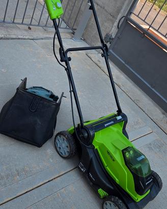 Tosaerba a Batteria Greenworks G40LM41, 40V