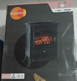 Stufa elettrica effetto camino