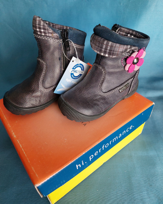 Stivaletto neonato in pelle