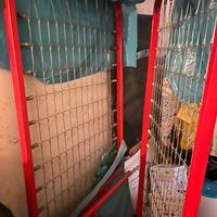 2 LETTI IN FERRO - rosso