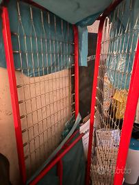 2 LETTI IN FERRO - rosso