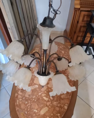 Lampadario 9 luci
