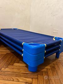 3 lettini impilabili da nido
