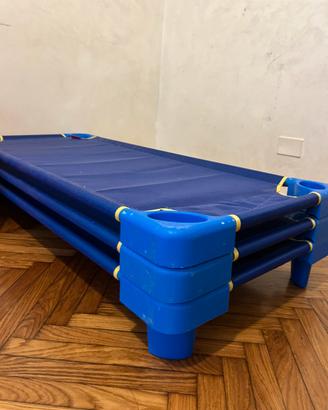 3 lettini impilabili da nido