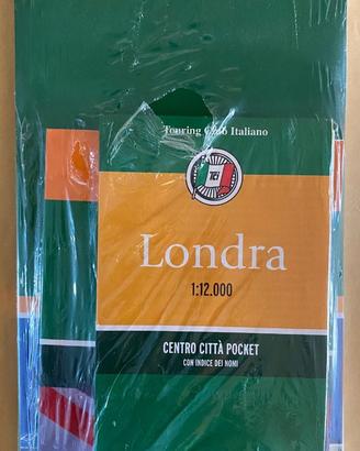 Londra cartina e libro Touring club italiano nuovo