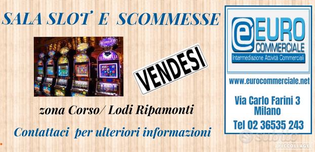 272/24 SALA SLOT e SCOMMESSE con ottimi aggi annui