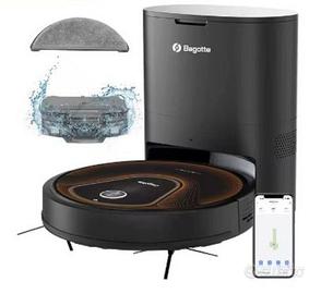 Robot aspirapolvere lavapavimenti con stazione