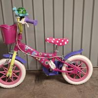 Bici minnie 2 anni con rotelle