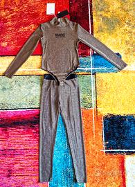 Completo ragazza body+leggings Marc Ellis,oro,TG16