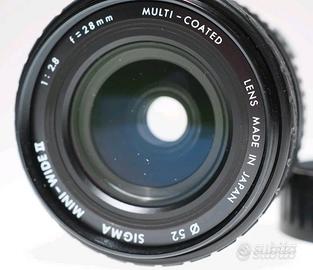 Grandangolo Sigma Mini Wide 28mm f2.8 Nikon