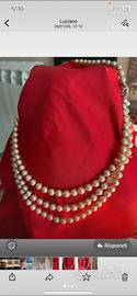Collana  perle vintage