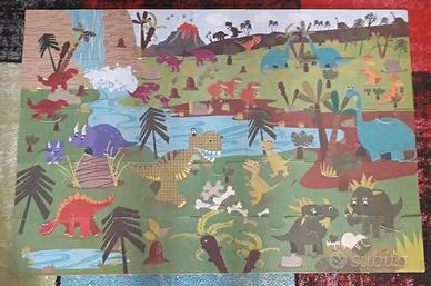 puzzle dinosauri 