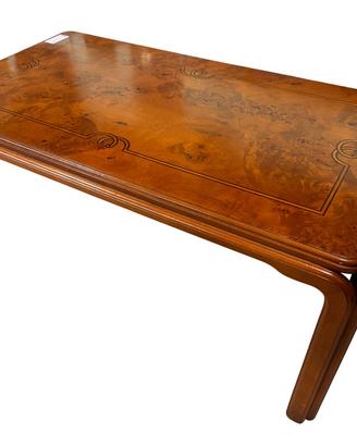 Tavolino da salotto in radica rettangolare