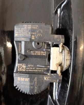 Cerchi originali BMW del 17 con sensori pressione 