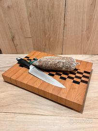 Tagliere artigianale in faggio e wenghe’