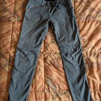 Pantaloni jeans PMJ moto donna