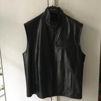 GIACCA IN VERA PELLE SENZA MANICHE