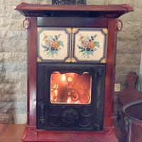 Stufa a legna Castelmonte maiolica – funzionante