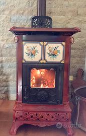 Stufa a legna Castelmonte maiolica – funzionante
