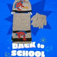 Berretto, sciarpa, guanti Spiderman TG52