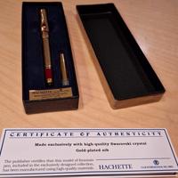 Penna Stilografica Hachette Swarovski® 24K Gold