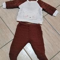 COMPLETO BLUKIDS TRAPUNTATO NEONATO