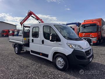 Fiat ducato gru e cassone fisso 2019 E6