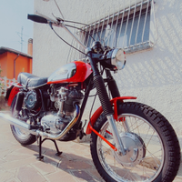Ducati Scrambler DM 350 S del 73 targa oro