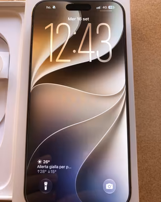 iPhone 16 Pro Max 256GB + appleWatch 4+ Accessori