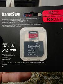 MICRO SD GAME STOP 128GB  nintendo switch