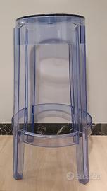 Sgabello Kartell Charles Ghost 65 cm 