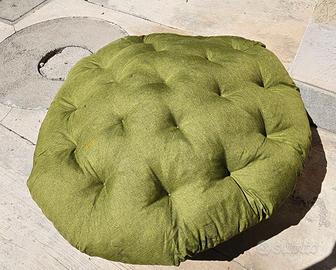 Cuscino Papasan rotondo Ø 120 cm – Verde