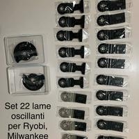 Set 22 lame oscillanti per Ryobi, Milwankee e Worx