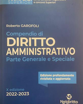 Compendio di diritto amministrativo-2022-2023