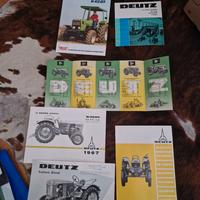 deutz trattori trattrici brochure deplian 