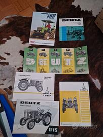deutz trattori trattrici brochure deplian 